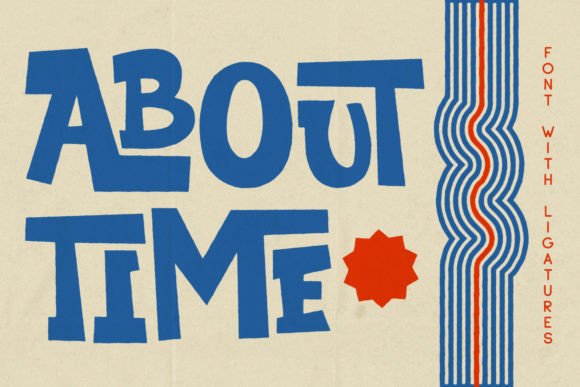 About Time Font for Modern Web Design