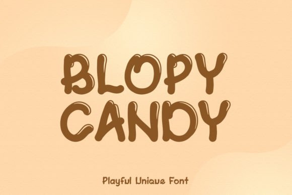 Blopy Candy Font for Eye-Catching Designs