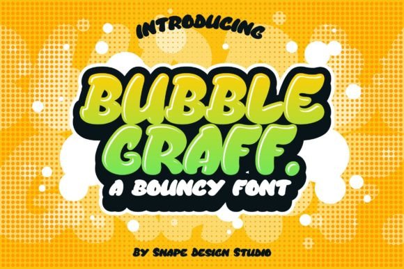Bubble Graff: A Playful Display Font for Creative Branding