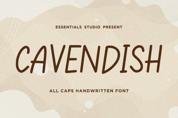 Cavendish: A Handwritten Font That Brings Charm to Every Maker’s Project