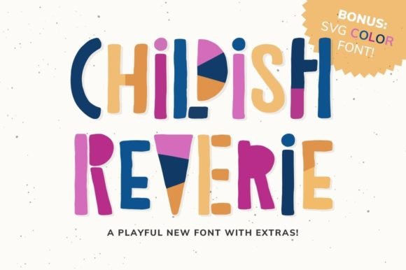 Childish Reverie: A Playful Typeface for Editorial Design