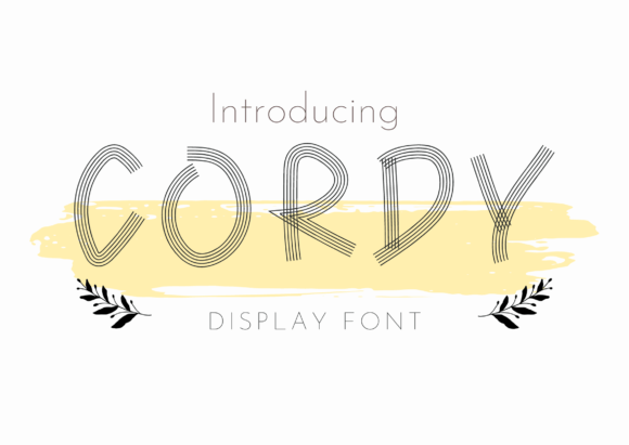 Cordy: A Creative Display Font for Eye-Catching Campaigns