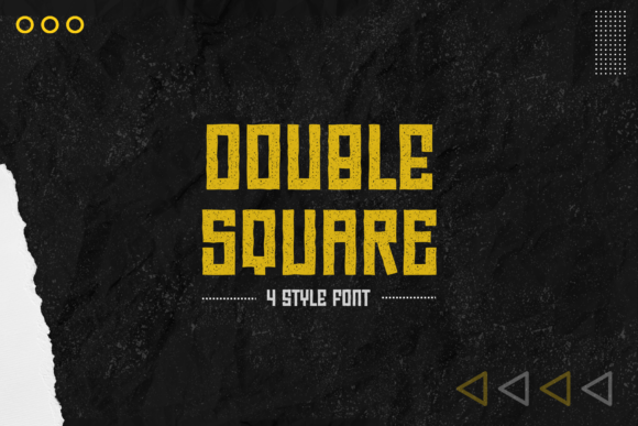 Double Square: A Bold Display Font for Impactful Design
