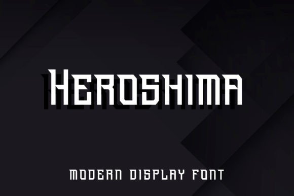 Enhance Your Brand with the Modern Heroshima Font