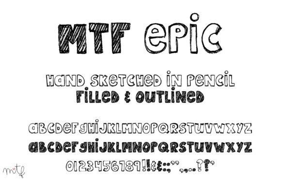 Epic Font for Handmade Creations