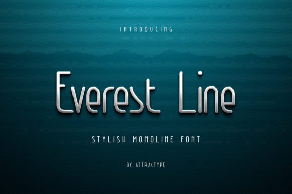 Everest Line: A Stylish Font for Professional Branding