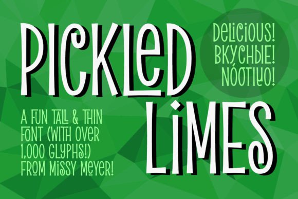 Pickled Limes Font for Branding and Design