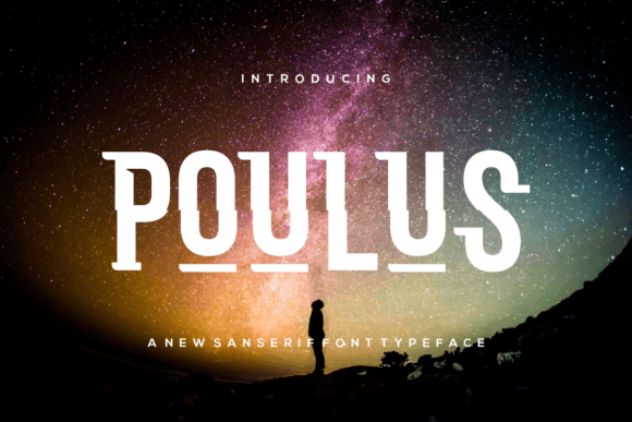Poulus: A Fresh Display Font for Web Design