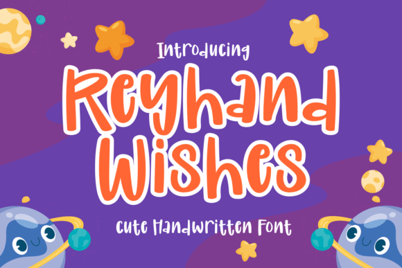 Reyhand Wishes: A Playful Display Font for Digital Design