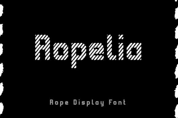 Ropelia: A Designer's Take on a Display Font