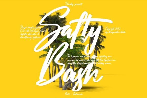 Salty Bash: A Tropical Touch for Editorial Design
