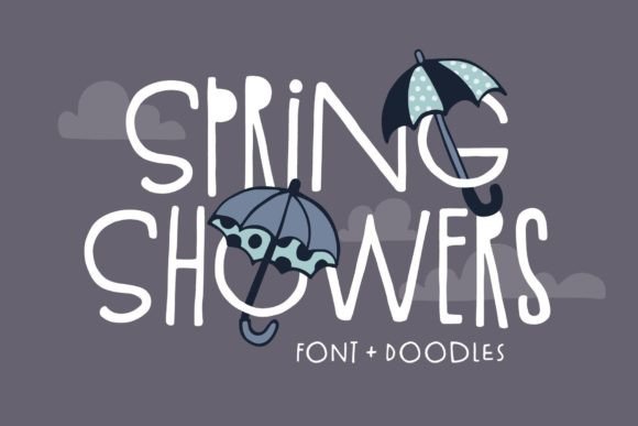 Spring Showers Font for Digital Campaigns