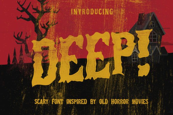 The Deep: A Spooky Font for Editorial Design