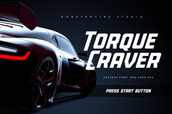 Torque Craver: A Modern Font for Handmade Creations