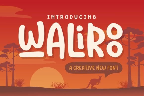 Waliroo Font Review for Creative Branding Projects