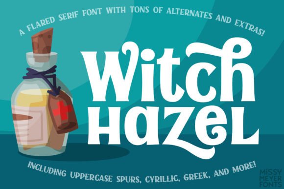 Witch Hazel Font for Editorial Design and Branding